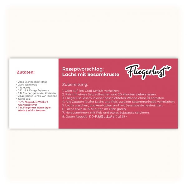 HND - Tokyo Haneda - Japan Style Black & White Sesame